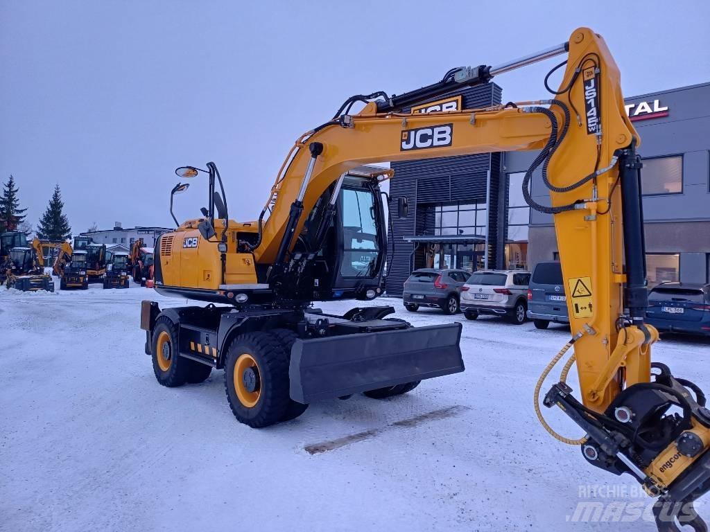 JCB JS 145 W Lastik tekerli ekskavatörler