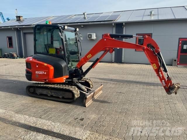Kubota KX 027 Mini ekskavatörler, 7 tona dek