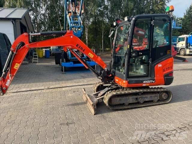 Kubota KX 027 Mini ekskavatörler, 7 tona dek