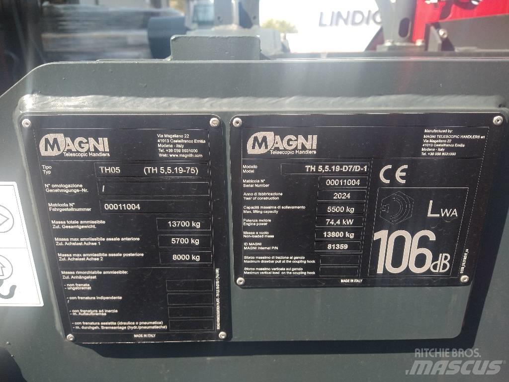 Magni TH 5.5 19 P Teleskopik yükleyiciler