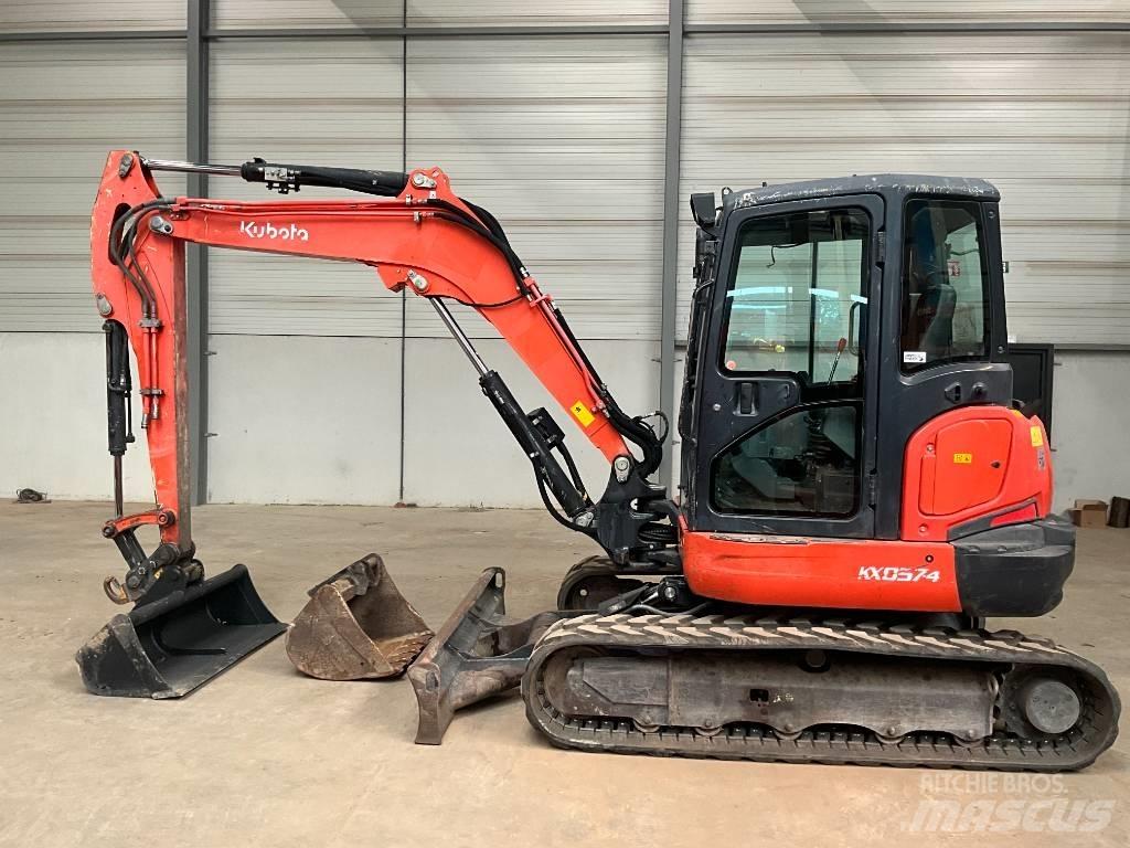 Kubota KX 057-4 Mini ekskavatörler, 7 tona dek