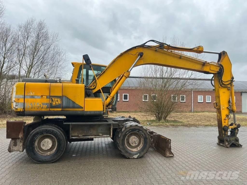JCB JS 160W Lastik tekerli ekskavatörler