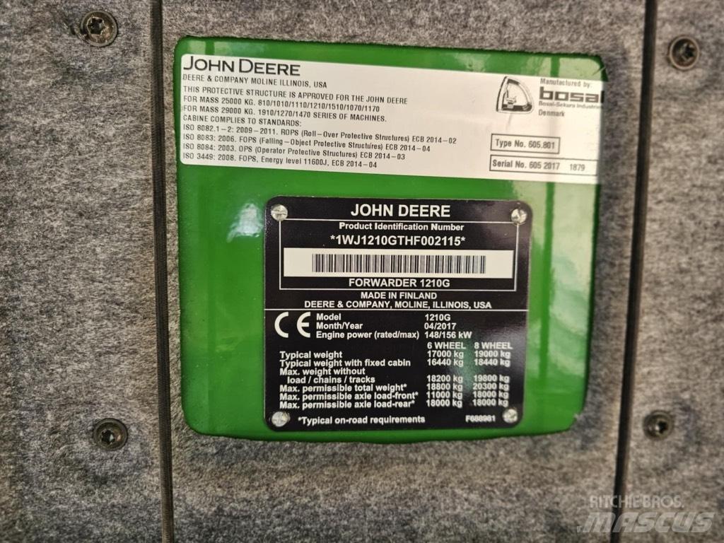 John Deere 1210 G Biçerdöverler