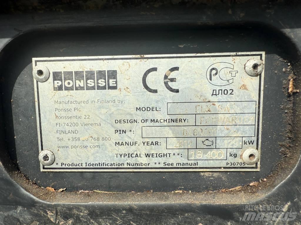 Ponsse ELK 8W Tomruk yükleyici traktörler