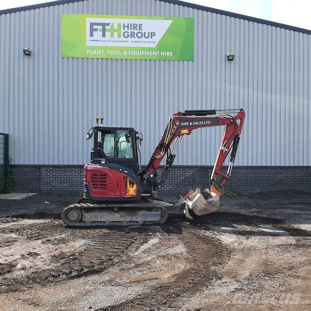 Yanmar Vio 50 Mini ekskavatörler, 7 tona dek