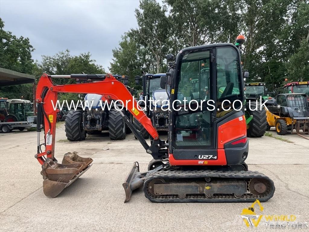Kubota U 27-4 Mini ekskavatörler, 7 tona dek
