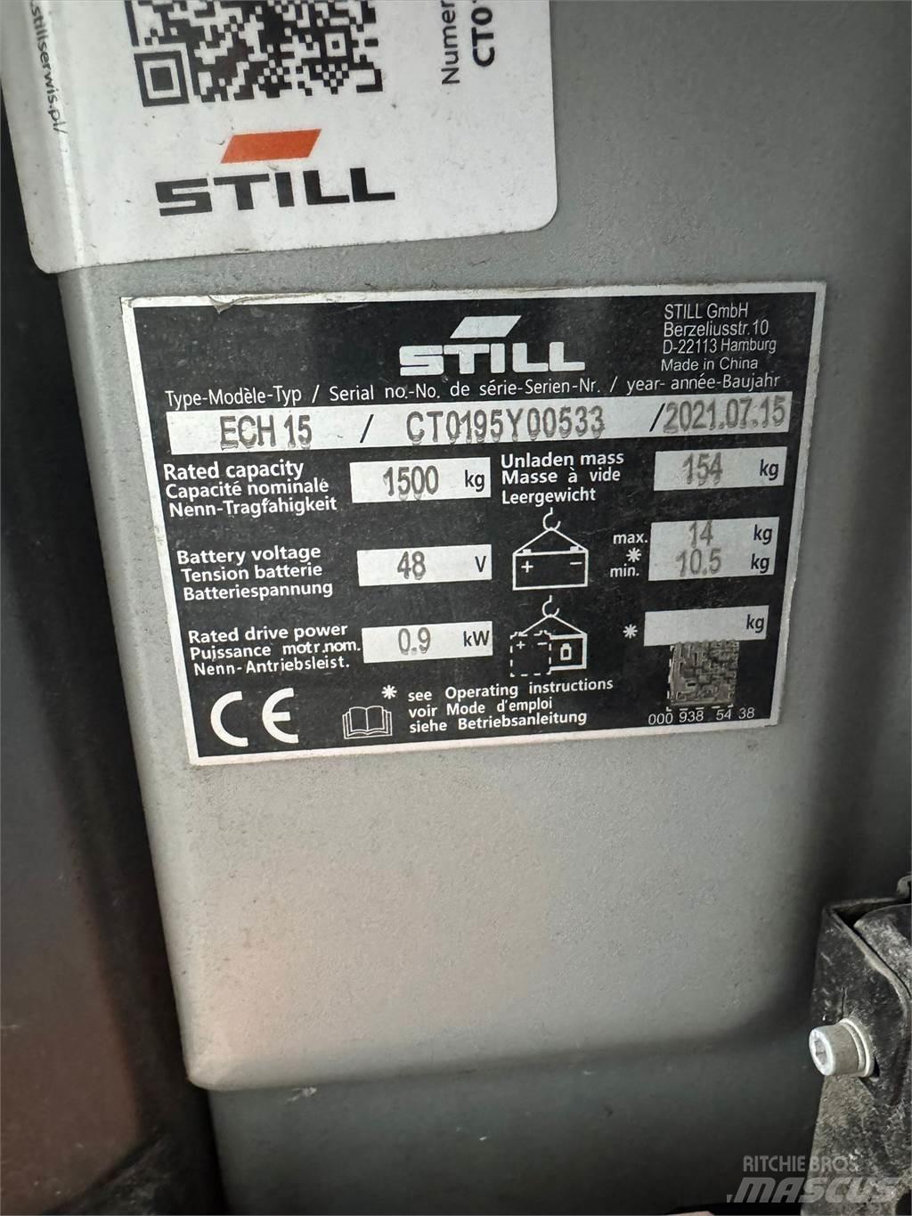 Still ECH 15 Düsük seviye kaldirici