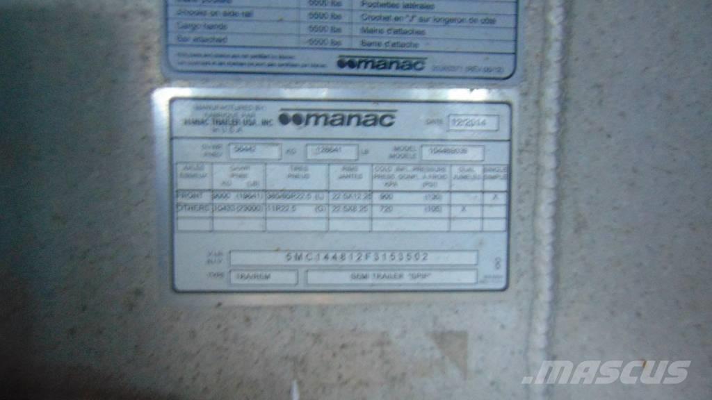 Manac Flatbed Flatbed römorklar