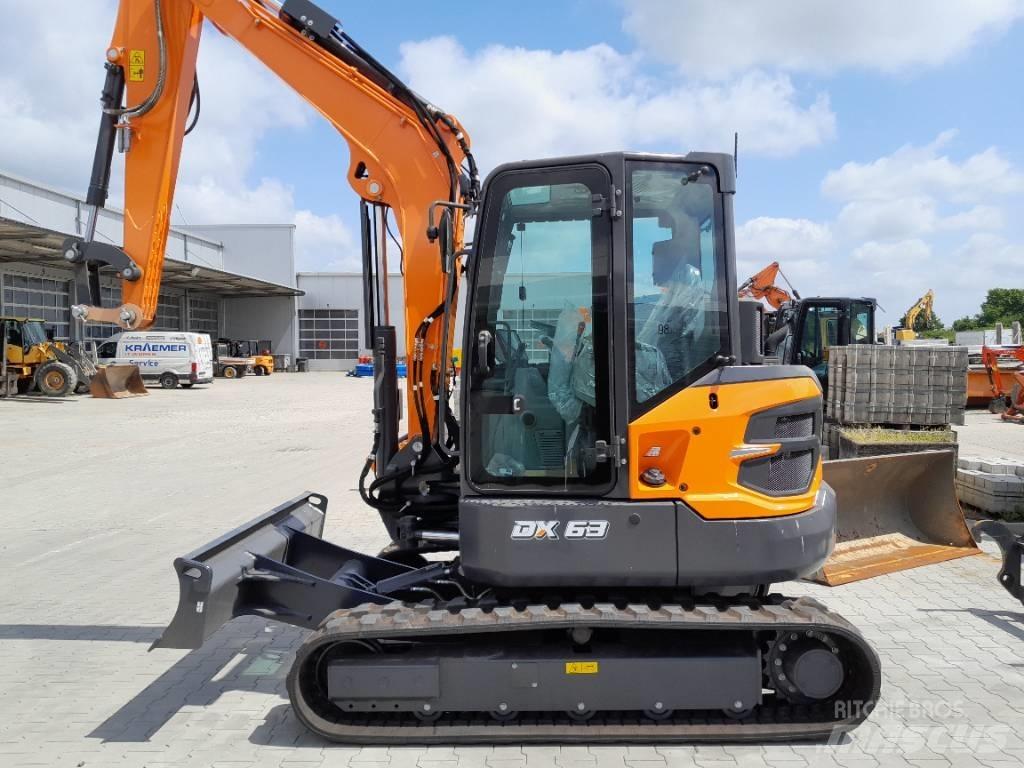 Doosan DX 63-7 Mini ekskavatörler, 7 tona dek