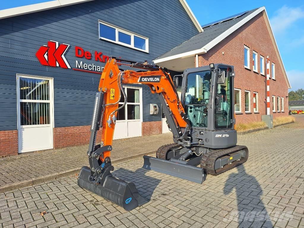 Develon DX 27 Z-7 Mini ekskavatörler, 7 tona dek