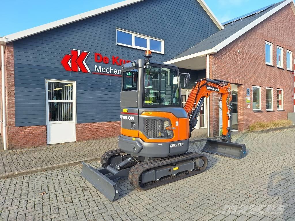 Develon DX 27 Z-7 Mini ekskavatörler, 7 tona dek