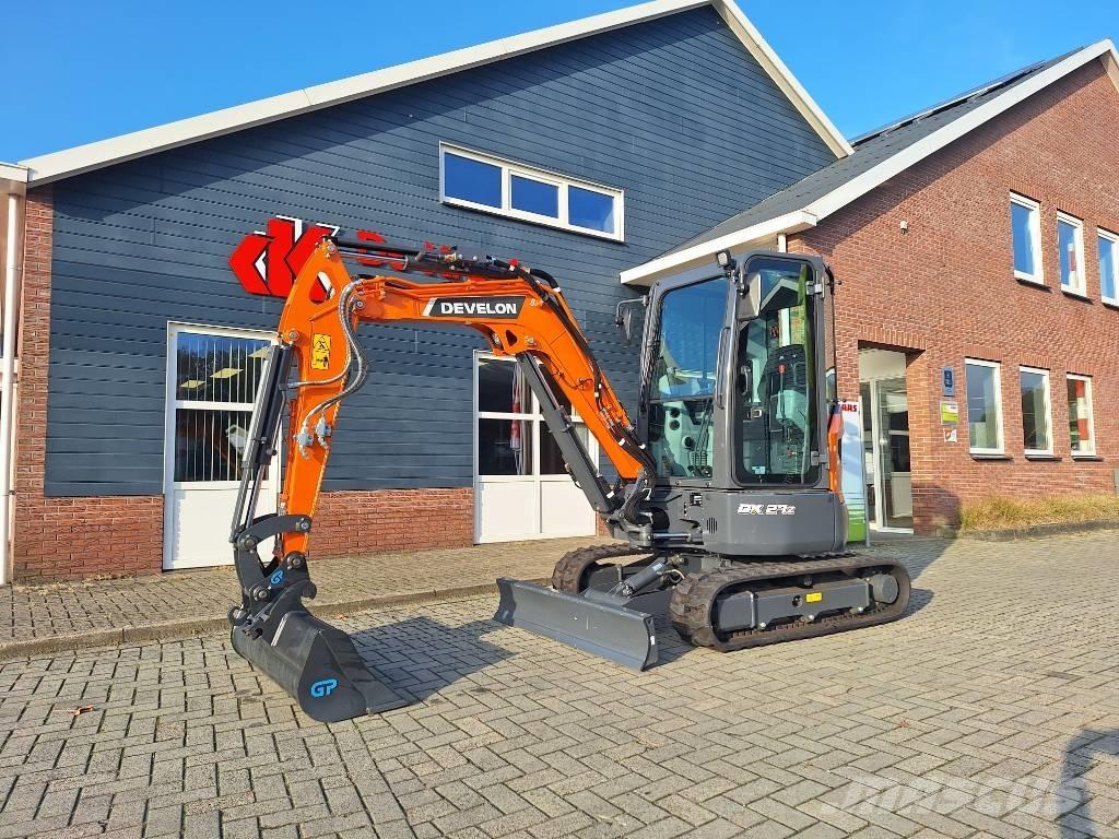 Develon DX 27 Z-7 Mini ekskavatörler, 7 tona dek