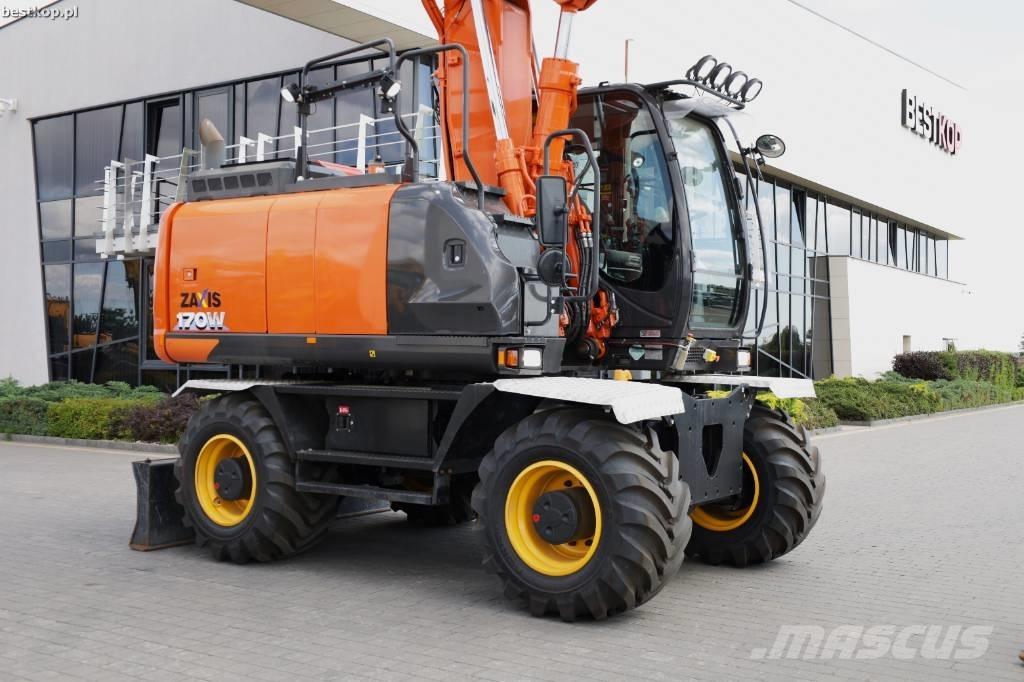 Hitachi ZX 170 W-6 Lastik tekerli ekskavatörler