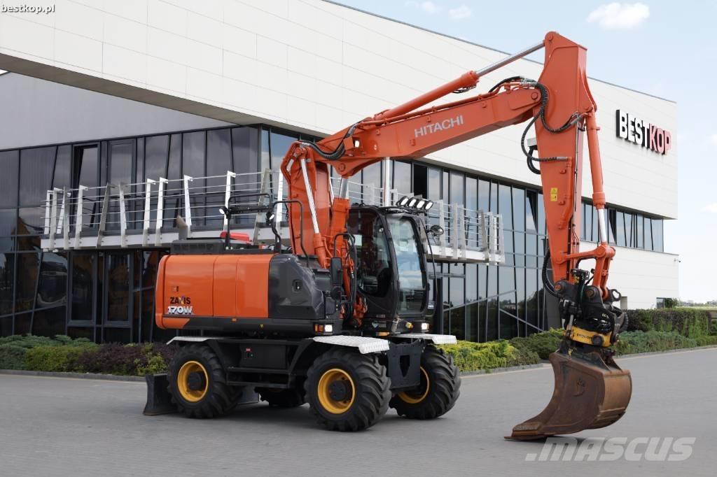 Hitachi ZX 170 W-6 Lastik tekerli ekskavatörler