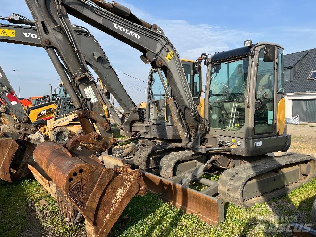 Volvo ECR 50 D Mini ekskavatörler, 7 tona dek