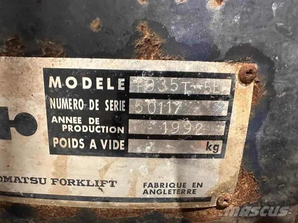 Komatsu FD 35 Dizel forkliftler