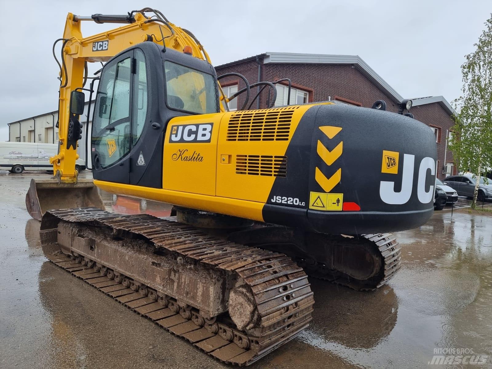 JCB JS 220 LC Paletli ekskavatörler