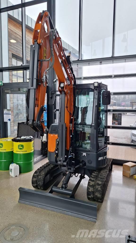 Develon DX 27 Z-7 Mini ekskavatörler, 7 tona dek