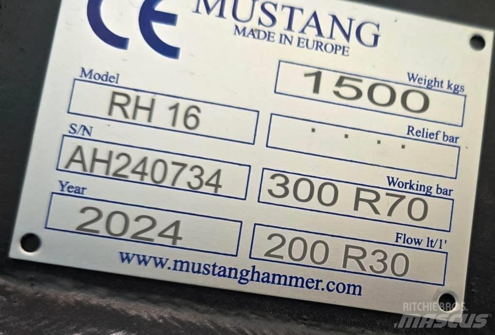 Mustang RH16 Ağaç öğütücüler