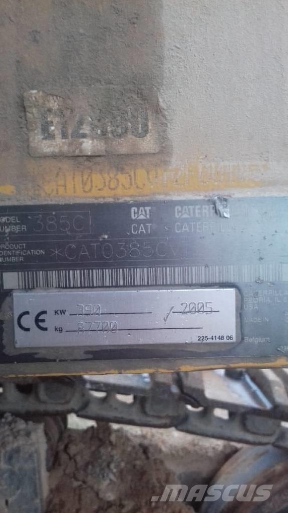 CAT 385 C FS Paletli ekskavatörler