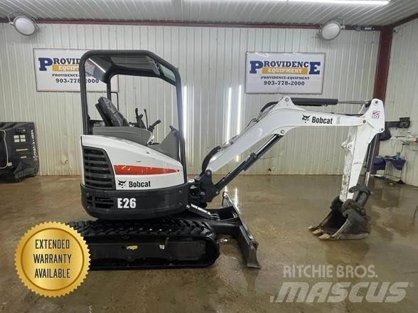 Bobcat E26 Mini ekskavatörler, 7 tona dek