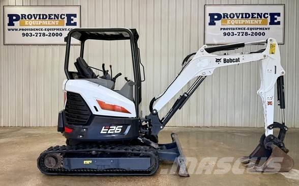 Bobcat E26 Mini ekskavatörler, 7 tona dek