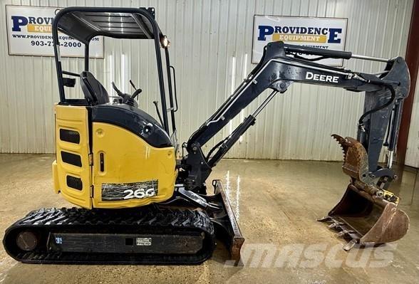 John Deere 26G Mini ekskavatörler, 7 tona dek