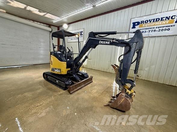 John Deere 26G Mini ekskavatörler, 7 tona dek