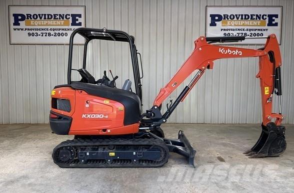Kubota KX030-4 Mini ekskavatörler, 7 tona dek