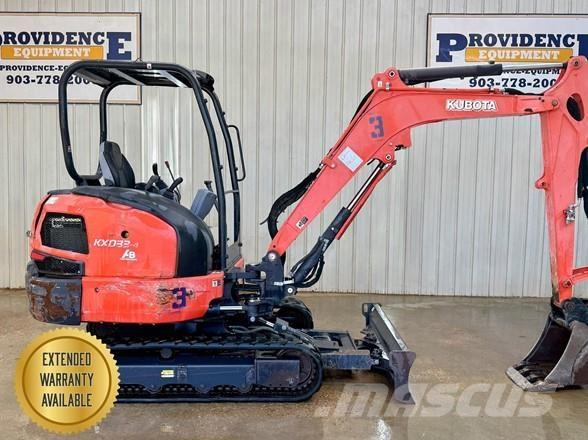 Kubota KX033-4 Mini ekskavatörler, 7 tona dek