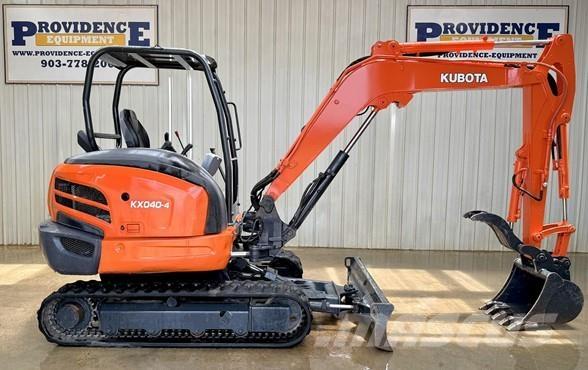 Kubota KX040-4 Mini ekskavatörler, 7 tona dek