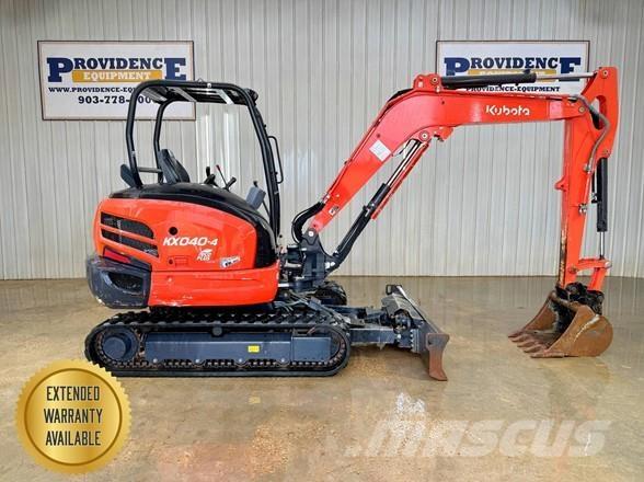 Kubota KX040-4 Mini ekskavatörler, 7 tona dek