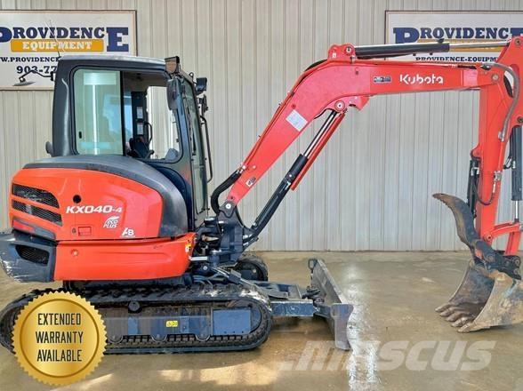 Kubota KX040-4 Mini ekskavatörler, 7 tona dek