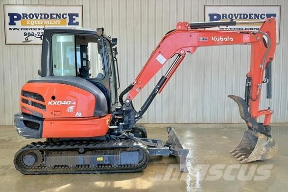 Kubota KX040-4 Mini ekskavatörler, 7 tona dek