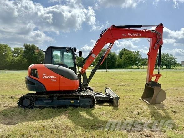 Kubota KX080-4 Paletli ekskavatörler