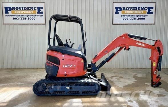 Kubota U27-4 Mini ekskavatörler, 7 tona dek