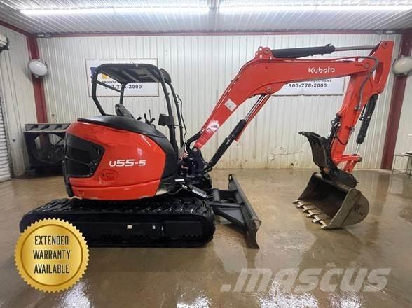 Kubota U55-5 Mini ekskavatörler, 7 tona dek