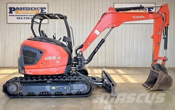 Kubota U55-5 Mini ekskavatörler, 7 tona dek
