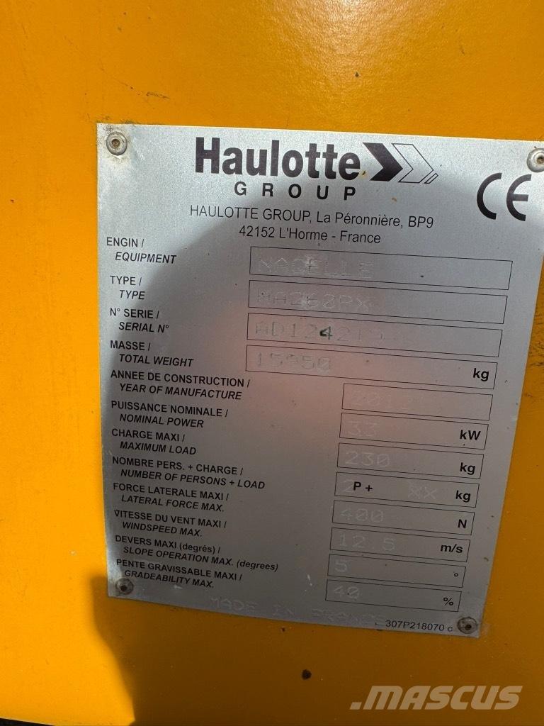 Haulotte HA 260 PX Körüklü personel platformları