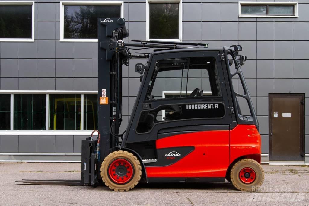 Linde E50HL-01 Elektrikli forkliftler