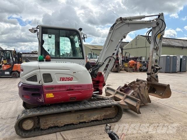 Takeuchi TB 260 Mini ekskavatörler, 7 tona dek
