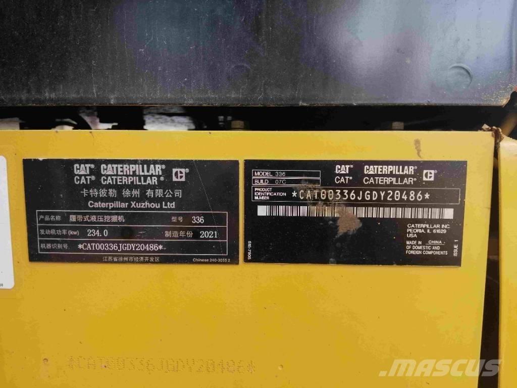 CAT 2020 CAT 336 Paletli ekskavatörler