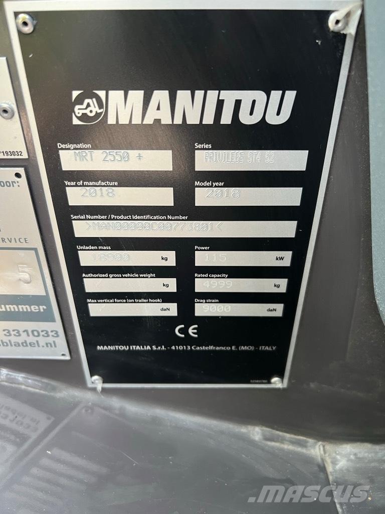 Manitou Mrt 2550 Teleskopik yükleyiciler
