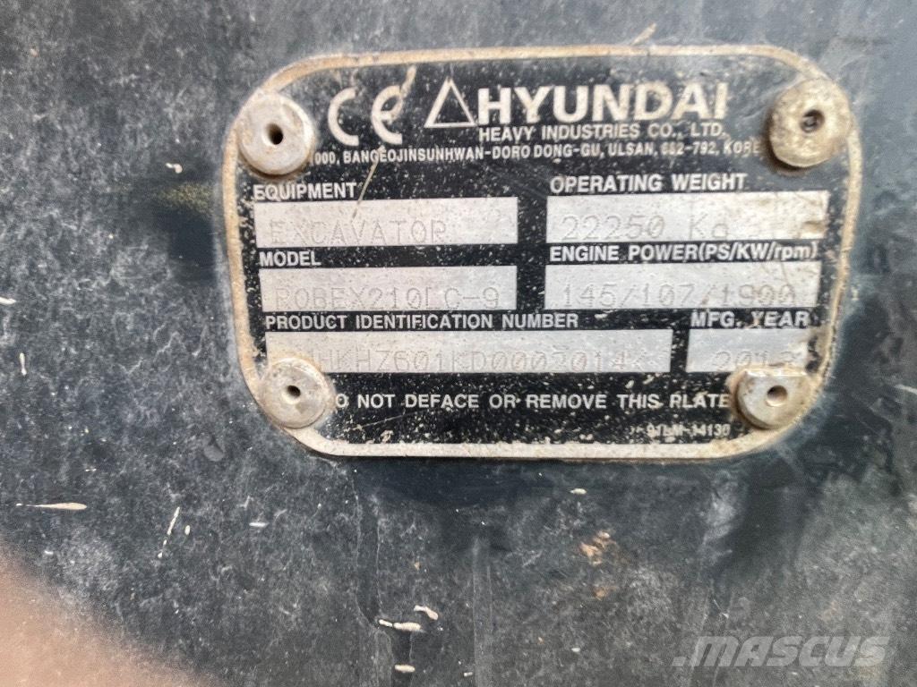 Hyundai 210-9! Paletli ekskavatörler
