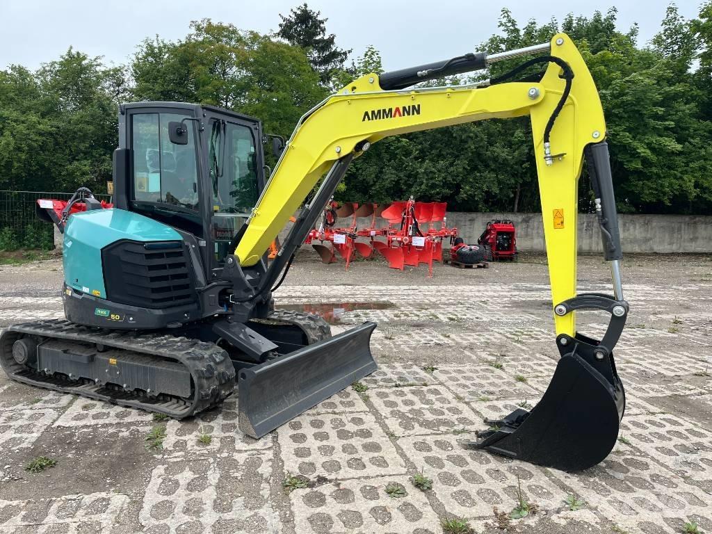 Ammann AMX50 Mini ekskavatörler, 7 tona dek