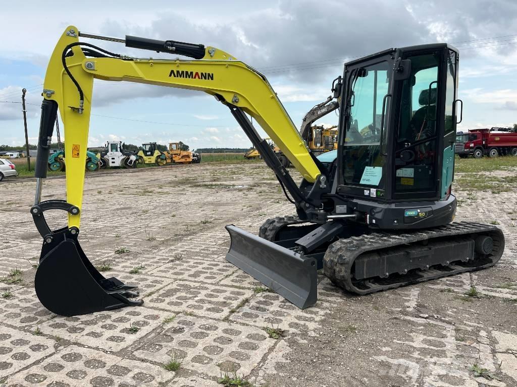 Ammann AMX50 Mini ekskavatörler, 7 tona dek