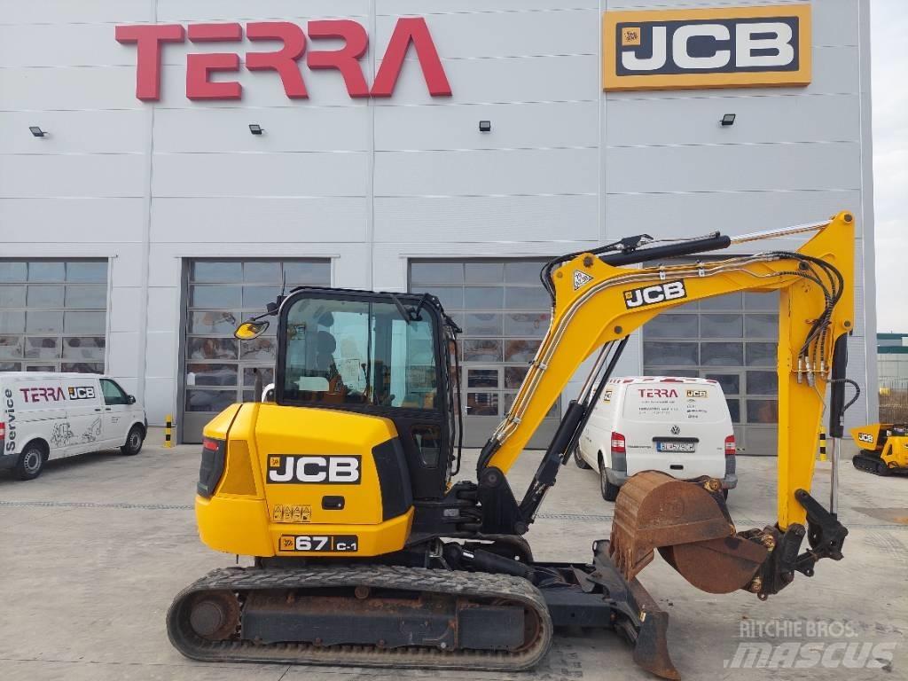 JCB 67 C-1 Mini ekskavatörler, 7 tona dek