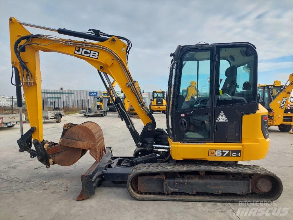 JCB 67 C-1 Mini ekskavatörler, 7 tona dek