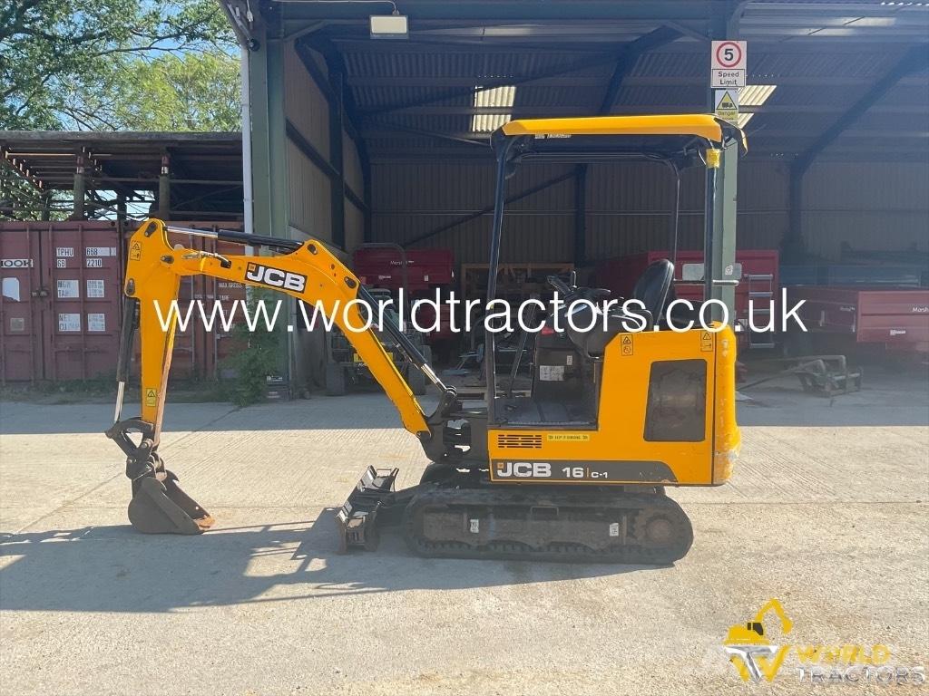 JCB 16 C-1 Mini ekskavatörler, 7 tona dek
