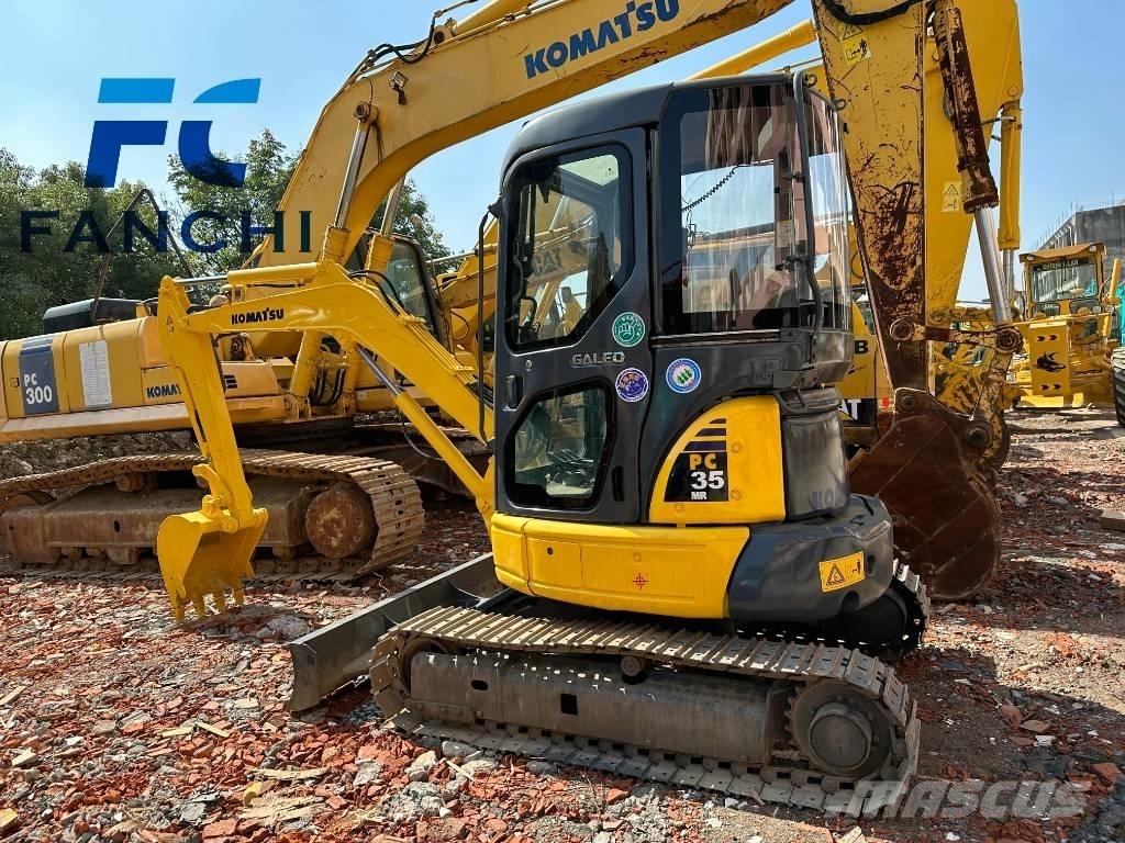 Komatsu PC 35 MR Mini ekskavatörler, 7 tona dek